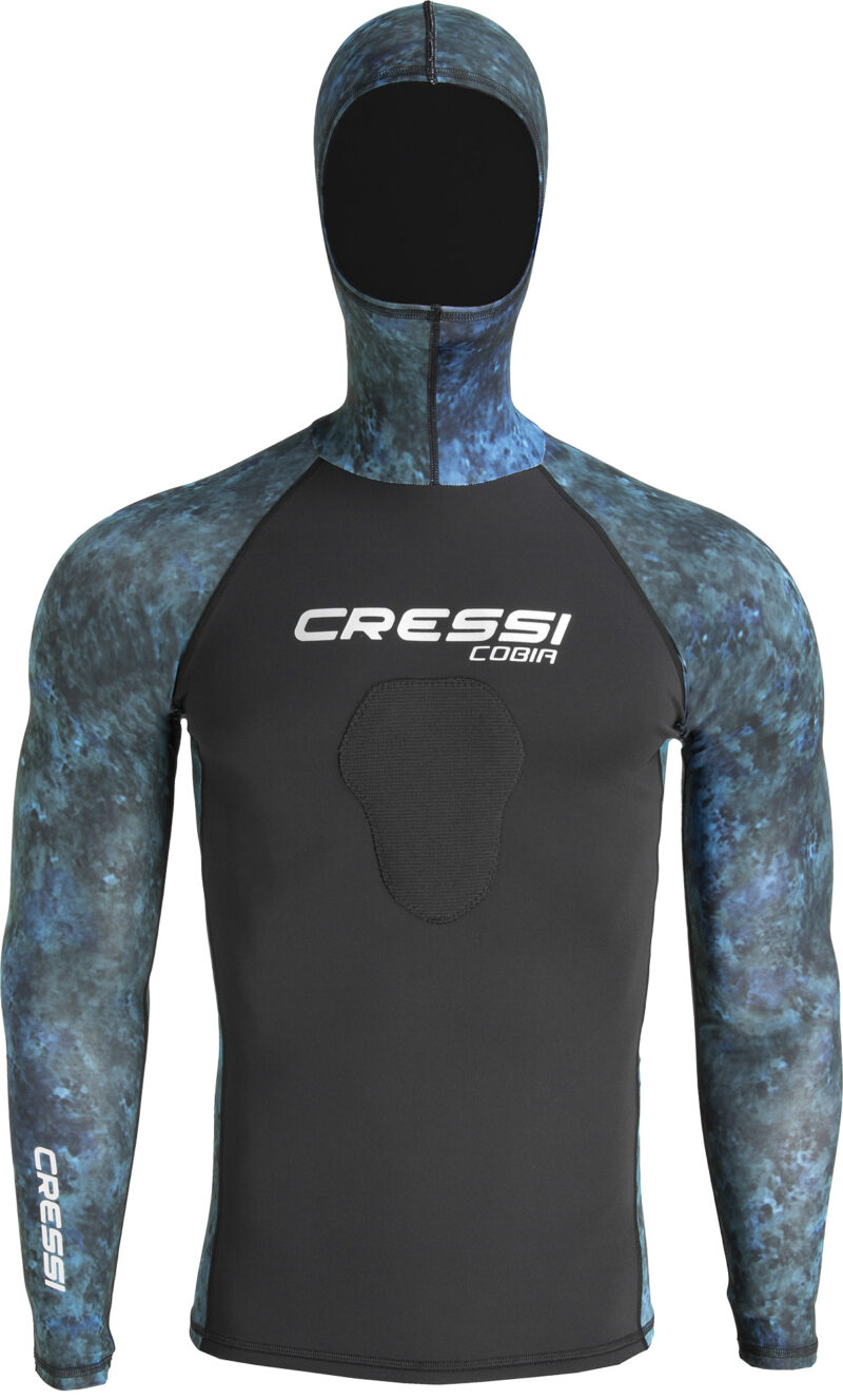 Cressi COBIA BLUE HUNTER RASH GUARD L