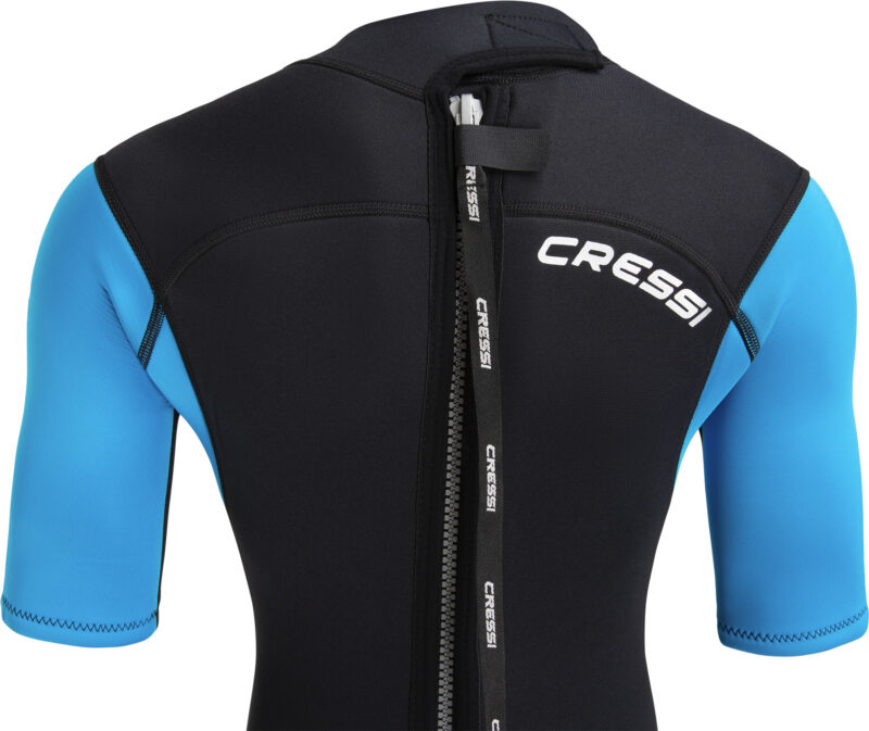 Cressi MED X LADY SHORTY WETSUIT BLACK/LIGHT BLUE/GREY 2.5mm S/2 - Image 2