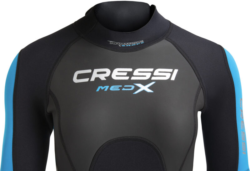 Cressi MED X LADY SHORTY WETSUIT BLACK/LIGHT BLUE/GREY 2.5mm S/2 - Image 9