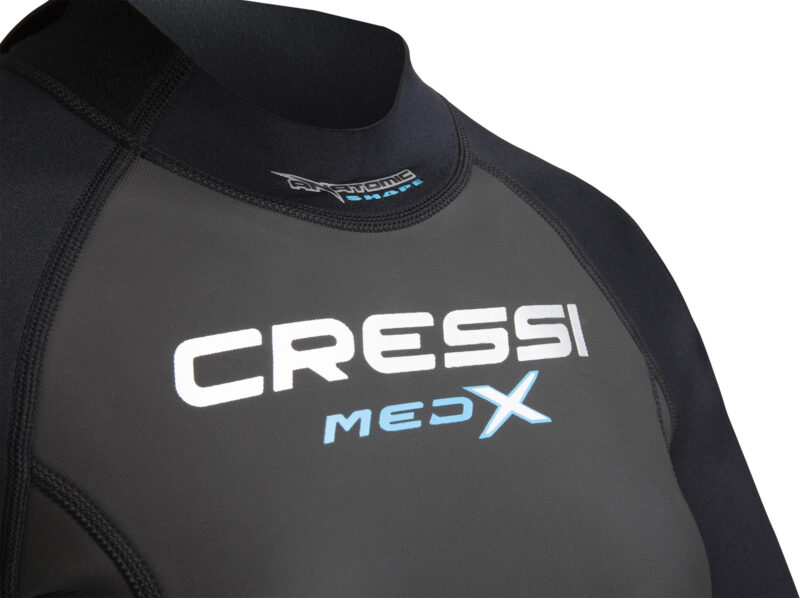 Cressi MED X LADY SHORTY WETSUIT BLACK/LIGHT BLUE/GREY 2.5mm S/2 - Image 5