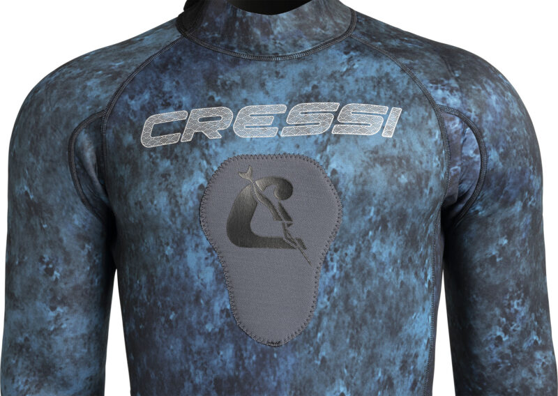 Cressi TOKUGAWA MAN MONOPIECE WETSUIT BLUE CAMO 3mm M/3 - Image 8