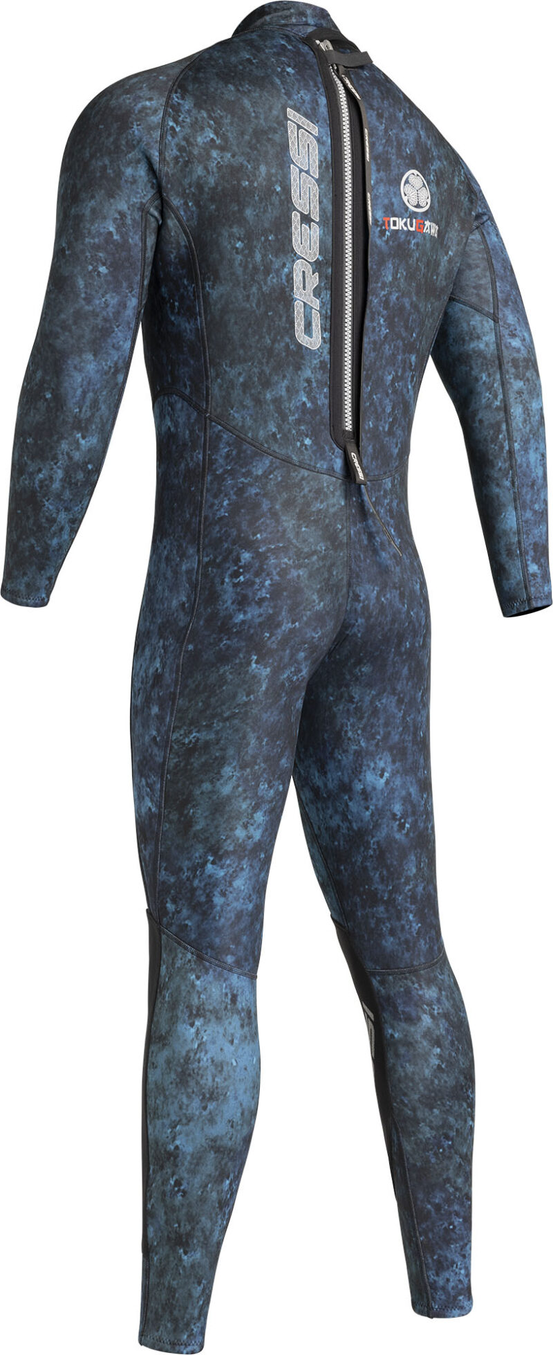Cressi TOKUGAWA MAN MONOPIECE WETSUIT BLUE CAMO 3mm M/3 - Image 2