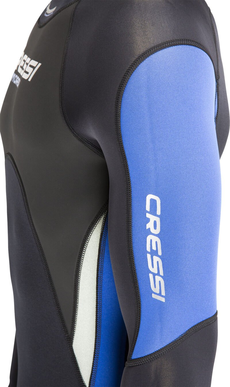 Cressi MOREA MAN MONOPIECE WETSUIT BLACK/BLUE 3mm L/4 - Image 9