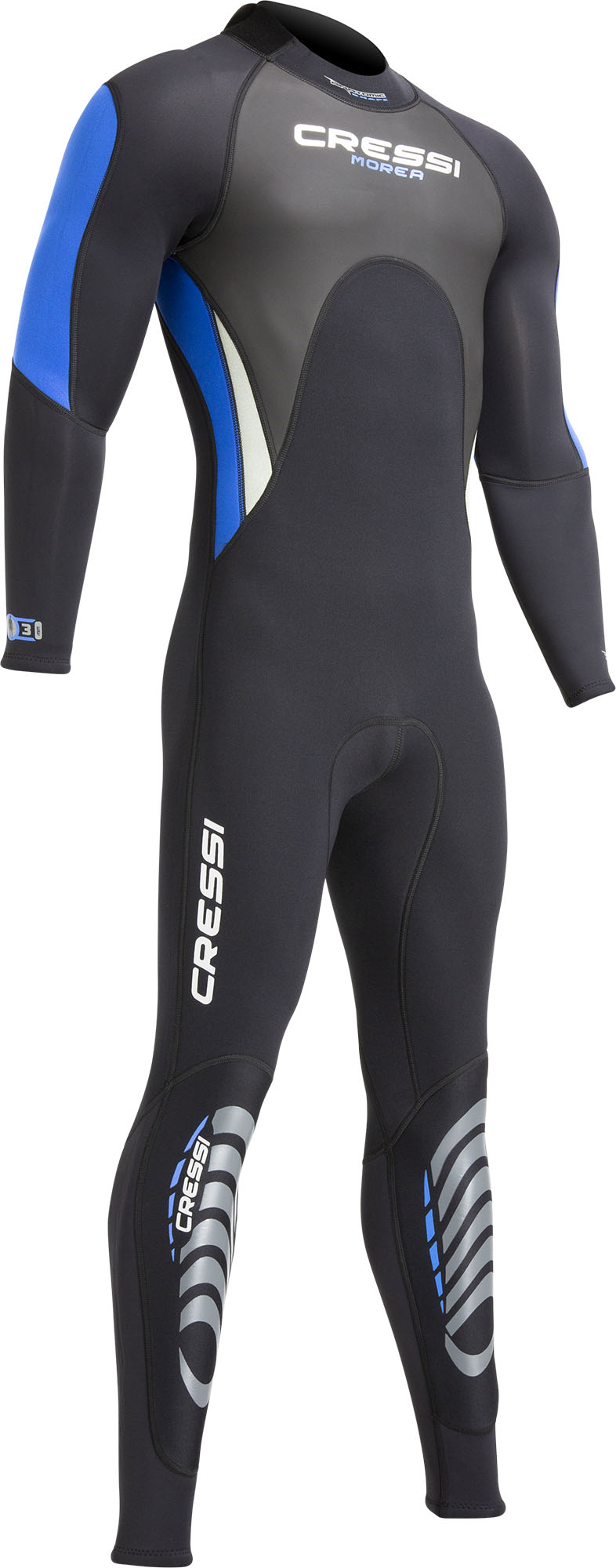 Cressi MOREA MAN MONOPIECE WETSUIT BLACK/BLUE 3mm 2XL/6