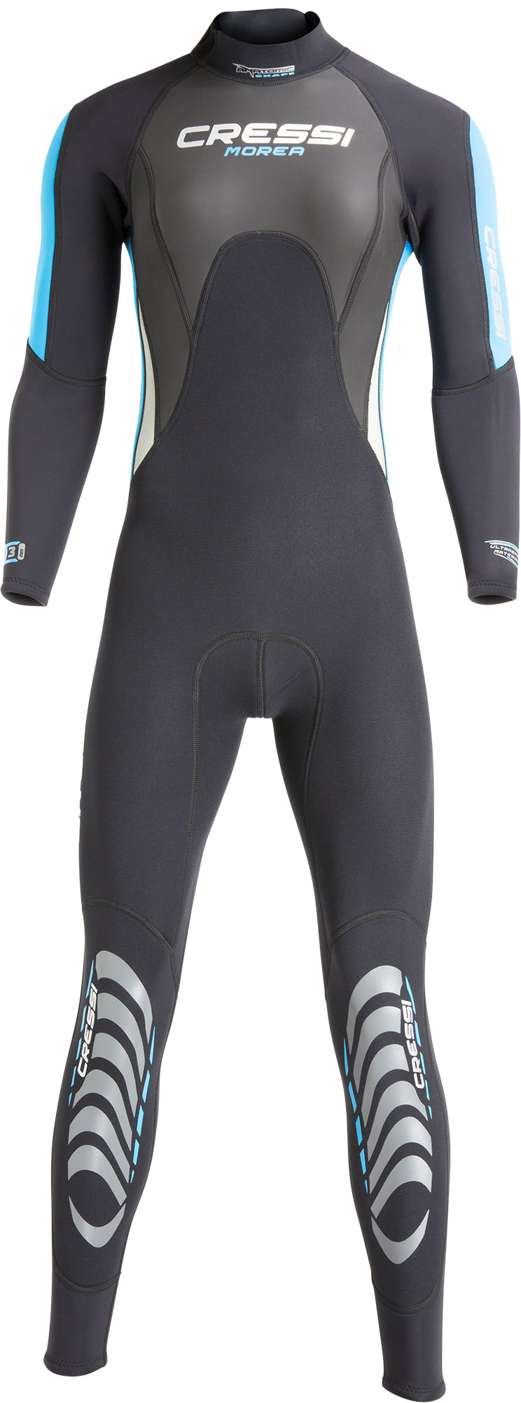 Cressi MOREA LADY MONOPIECE WETSUIT BLACK/TURQUOISE 3mm L/4 - Image 3