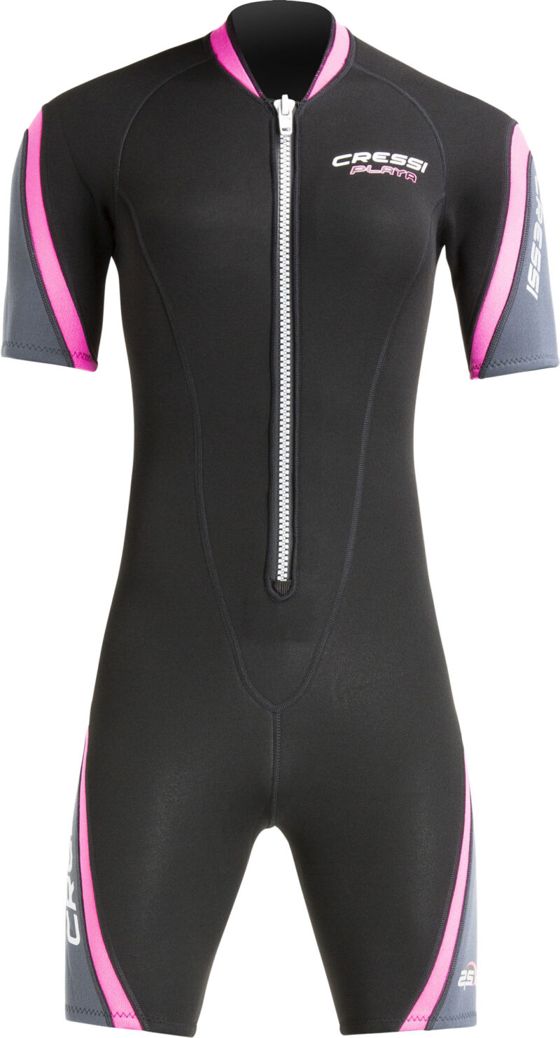 Cressi PLAYA LADY SHORTY WETSUIT BLACK/PINK 2.5mm M/3 - Image 9