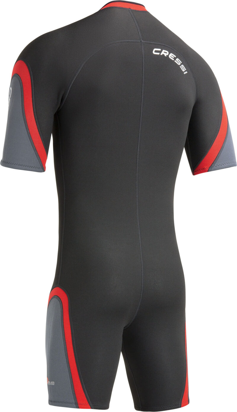 Cressi PLAYA MAN SHORTY WETSUIT BLACK/RED 2.5mm 2XL/6 - Image 3