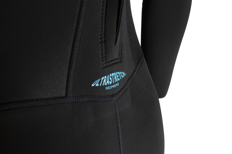 Cressi KARUA LADY MONOP. SWIMSUIT BLACK/TURQUOISE 3/2mm L/4 - Image 6