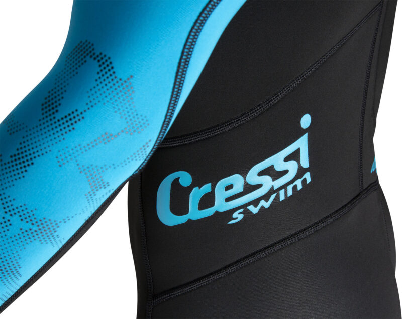 Cressi KARUA LADY MONOP. SWIMSUIT BLACK/TURQUOISE 3/2mm L/4 - Image 8