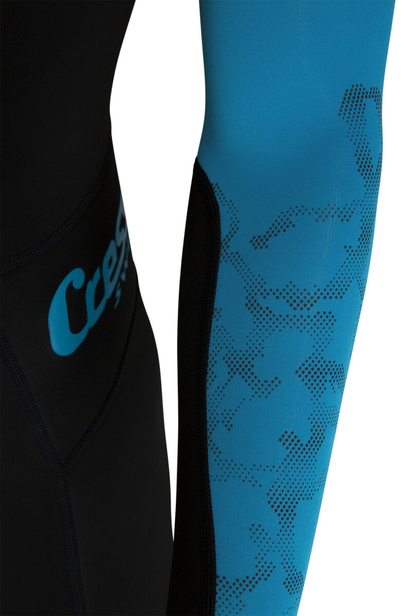 Cressi KARUA LADY MONOP. SWIMSUIT BLACK/TURQUOISE 3/2mm L/4 - Image 10