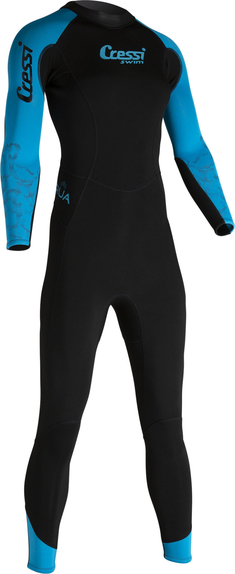 Cressi KARUA LADY MONOP. SWIMSUIT BLACK/TURQUOISE 3/2mm L/4