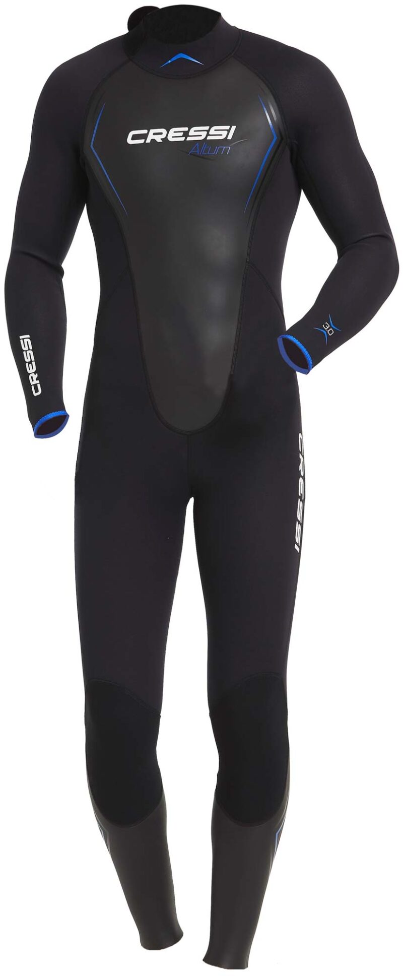 Cressi ALTUM MAN MONOPIECE BLACK/BLUE 3mm XL/5 - Image 6