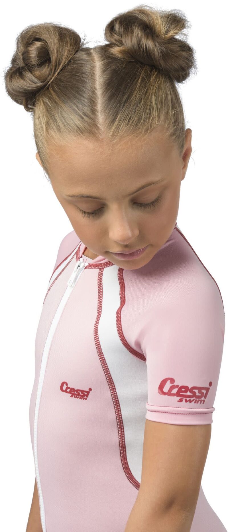 Cressi KIDS SHORTY WETSUIT SHORT SLEEVE PINK Y 7/8 - Image 15