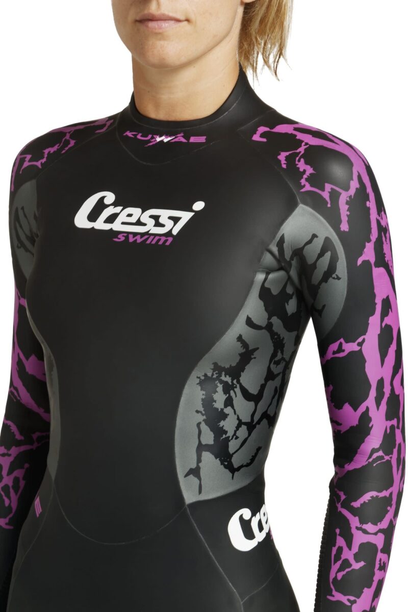 Cressi KUWAE LADY MONOP. SWIMSUIT BLACK/LILAC 2/3/4mm L/4 - Image 8