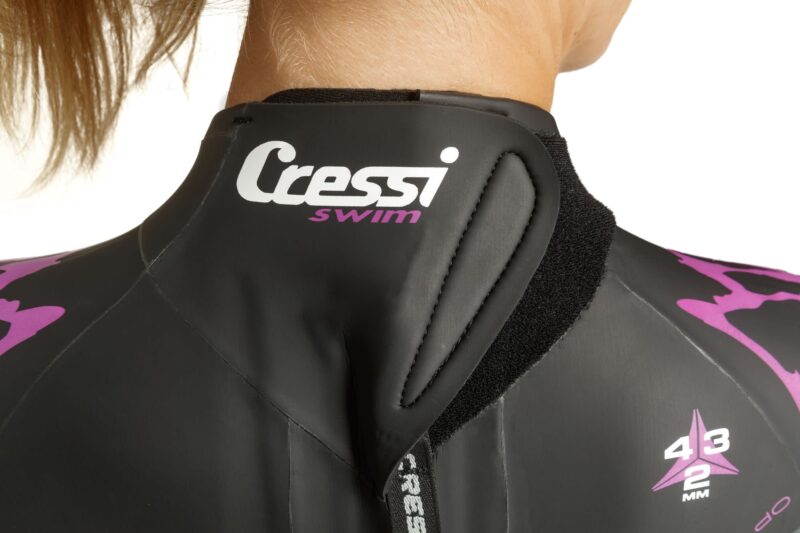 Cressi KUWAE LADY MONOP. SWIMSUIT BLACK/LILAC 2/3/4mm L/4 - Image 9