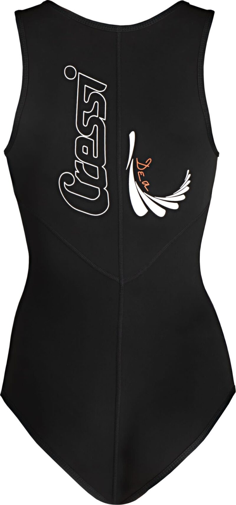 Cressi DEA NEOPRENE SWIMSUIT BLACK/BLACK 1mm M/3 - Image 2