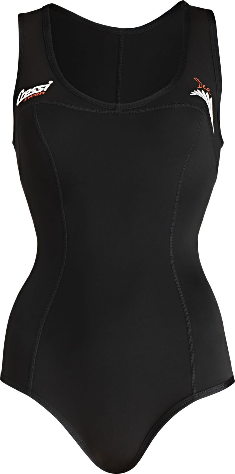 Cressi DEA NEOPRENE SWIMSUIT BLACK/BLACK 1mm M/3