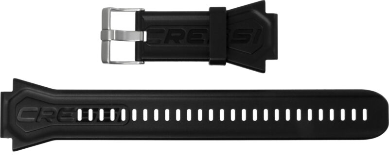 Cressi RECTANGULAR BIG SCREEN DIVE COMPUTER BAND BLACK