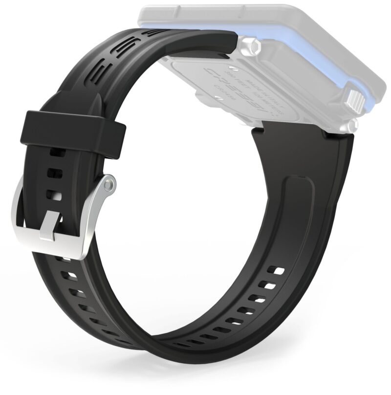 Cressi RECTANGULAR BIG SCREEN DIVE COMPUTER BAND BLACK - Image 2