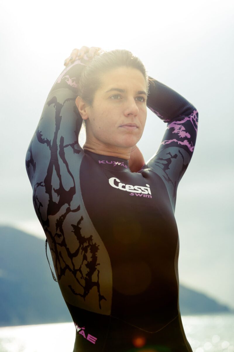 Cressi KUWAE LADY MONOP. SWIMSUIT BLACK/LILAC 2/3/4mm L/4 - Image 6