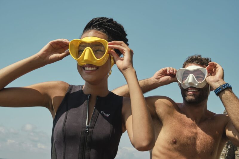 Cressi F1 MASK SIL YELLOW - Image 3